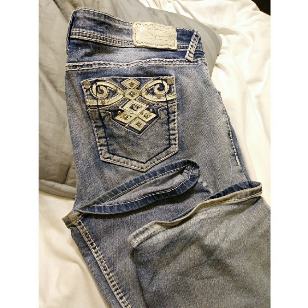 Shyanne Aztec Overlay Jean